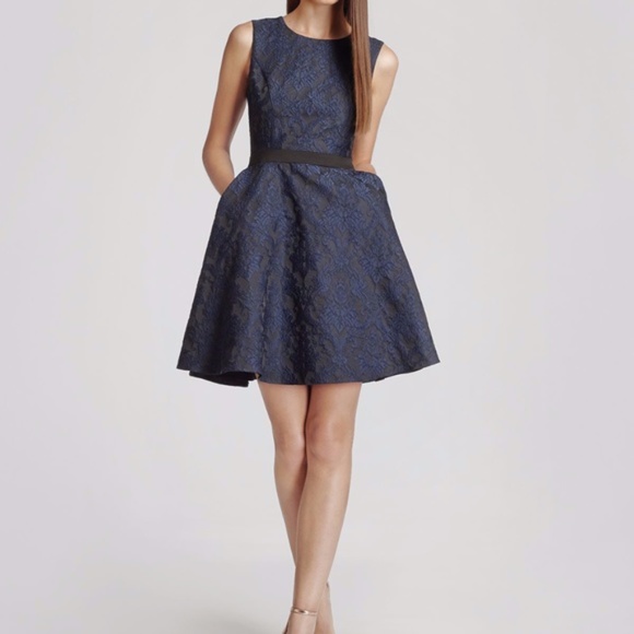 REISS Brocade Dress Size 2 - Picture 3 of 8